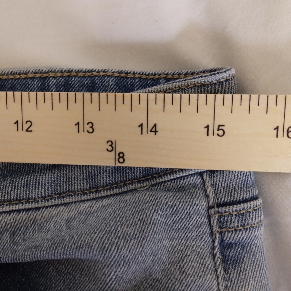 Altar’d State Distressed Straight Leg Raw Hem jeans size 27 - Picture 10 of 11